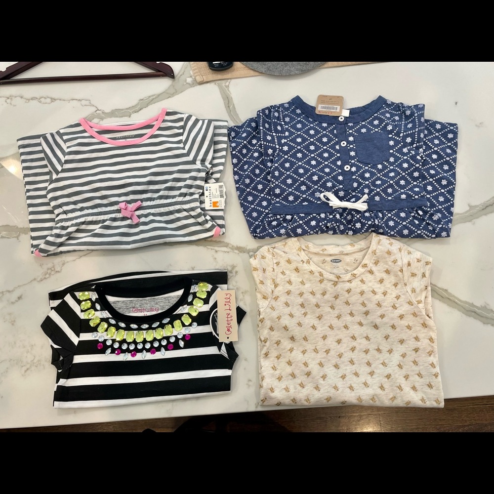 NEW Girls Dresses & Shirt s4T